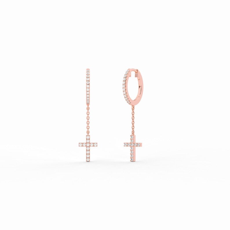 Rose Gold Earrings