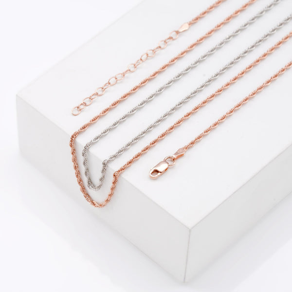 The Chrisen Silver & Rose Gold Chain